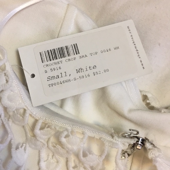 Crochet Crop Bra Top - Picture 6 of 6